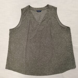 Denver Hayes Khaki/White Sleeveless Tank Top Casual Summer NOWT Size XXL